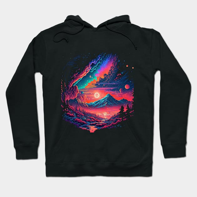 Mountain of The Galaxy Hoodie by vamarik